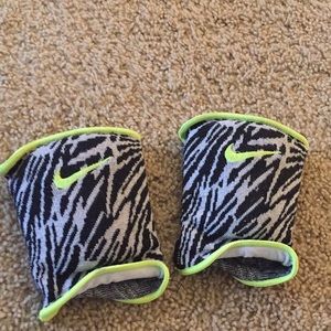 Neon Zebra Striped Volleyball Kneepads